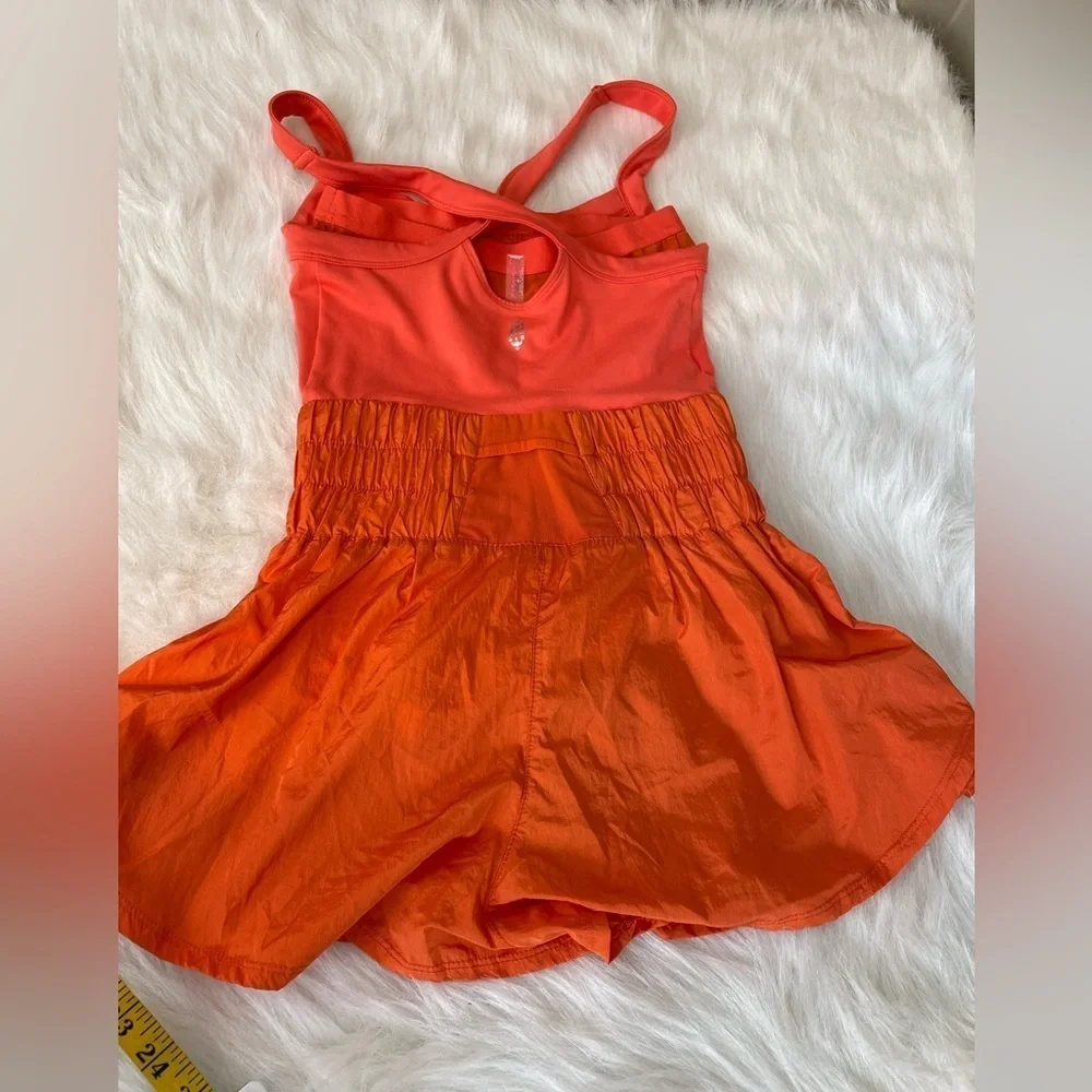 Free People Movement Way Home Skortsie Orange XS